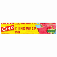 GLAD CLING'N SEAL Clear Food Wrap 18,5 m2 - Folia do pakowania żywności