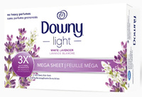 Downy White Lavender 50 szt. - Chusteczki zapachowe do suszarek
