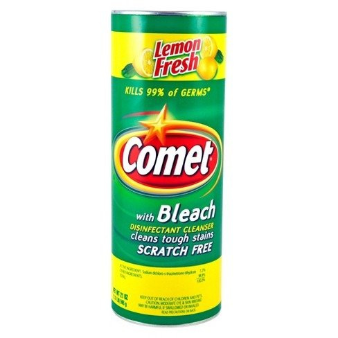 Comet with Bleach Lemon Fresh 595 g - Proszek do czyszczenia 