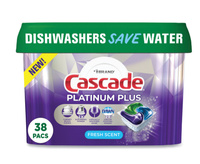 Cascade Platinum Plus Fresh Scent 38 szt. - Kapsułki do zmywarki