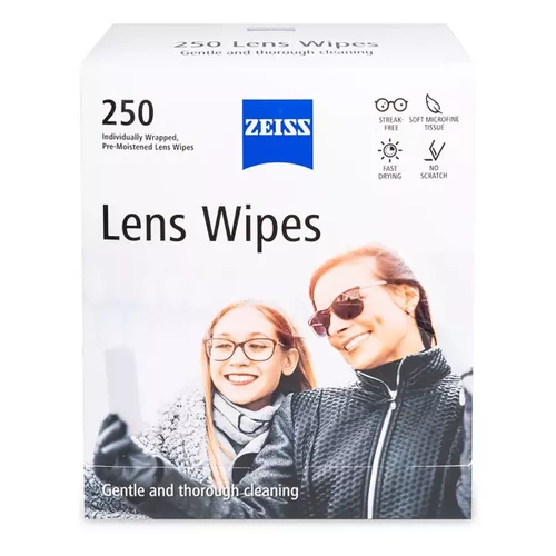 Zeiss 250 Lens Wipes - Chusteczki do czyszczenia okularów