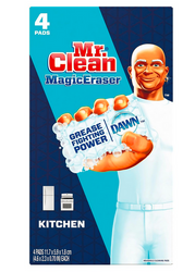 Mr. Clean Magic Eraser Kitchen 4 szt. - Zestaw magicznych gąbek do czyszczenia