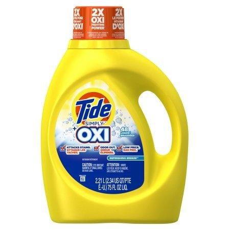 Tide Simply+OXI 2,21 l 48 prań - Uniwersalny żel do prania tkanin 