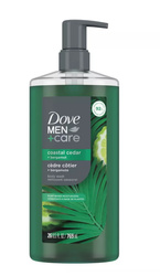 Dove Men+Care Coastal Cedar + Bergamote 769 ml - Żel pod prysznic dla mężczyzn