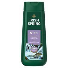 Irish Spring 5 in 1 591 ml - Żel pod prysznic dla mężczyzn 5 w 1
