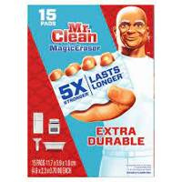 Mr. Clean Magic Eraser 15 szt. - Zestaw magicznych gąbek do czyszczenia