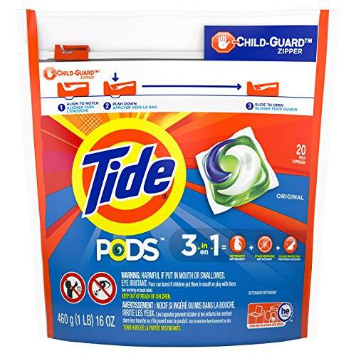 Tide 3in1 Original 20 szt.  - Uniwersalne kapsułki do prania 