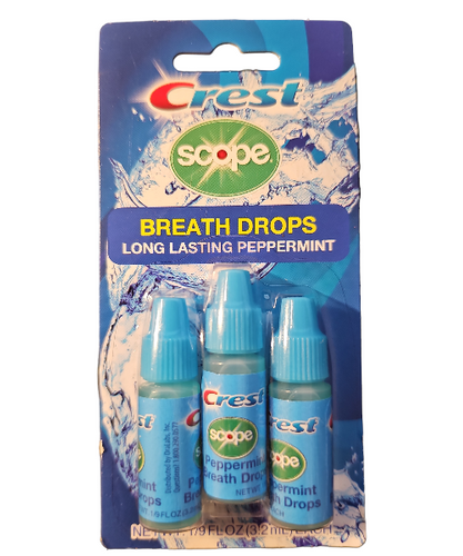 Crest Scope Creath Drops 3 x 3,2 ml - Krople wspomagające świeży oddech