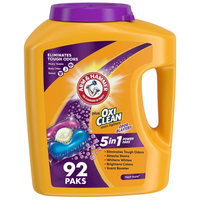 Arm&Hammer 5-in-1 Power Paks Odor Blasters 92 szt. - Uniwersalne kapsułki do prania tkanin