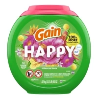 Gain Happy 32 szt. - Uniwersalne kapsułki do prania tkanin