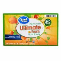 Great Value Original Clean 240 szt. - Chusteczki do suszarek
