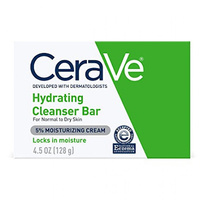 CeraVe Hydrating Cleanser Bar 128 g - Nawilżające mydło do twarzy i ciała