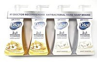 Dial Manuka Honey & Pearl Essence 4 x 221 ml - Zestaw mydeł antybakteryjnych