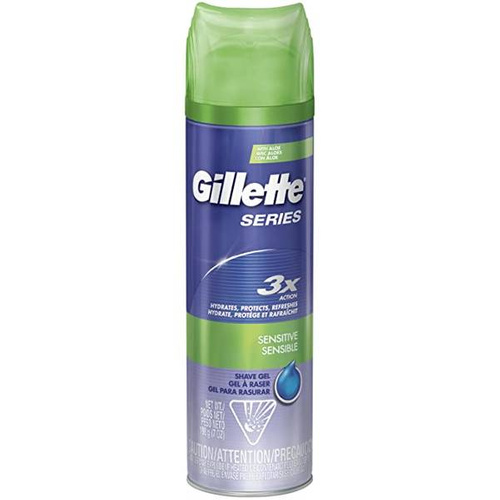 Gillette Series Sensitive 198 g - Żel do golenia 