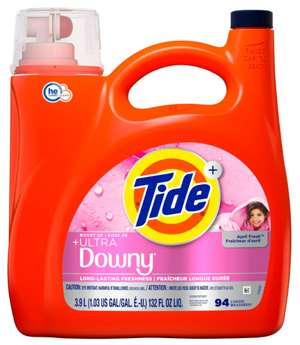 Tide Downy April Fresh 3,9 l 94 prania - Skoncentrowany, uniwersalny żel do prania tkanin