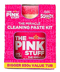 The Pink Stuff The Miracle Cleaning Paste Kit 850 g - Pasta do czyszczenia + dwustronna gąbka