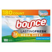 Bounce Lasting Fresh 180 szt. - Chusteczki zapachowe do suszarek
