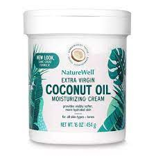 NatureWell Extra Virgin Coconut Oil 454 g - Krem do twarzy 