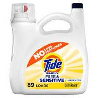 Tide Simply Free & Sensitive 3,65 l 89 l - Uniwersalny żel do prania tkanin