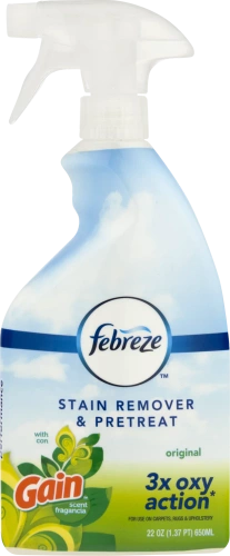 Febreze Stain Remover & Pretreat Original 650 ml - Odplamiacz do dywanów i tapicerek w sprayu