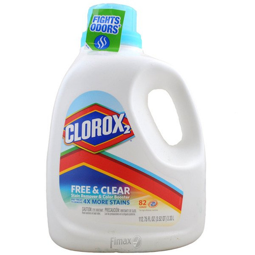 Clorox 2 Free & Clear 3,33 l 82 prania - Żel do prania tkanin kolorowych 