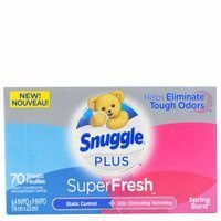 Snuggle Plus Super Fresh Spring Burst 70 szt. - Chusteczki do suszarek