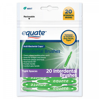 Equate Interdental Brushes 20 szt.- Szczoteczki do czyszczenia powierzchni między zębowych.