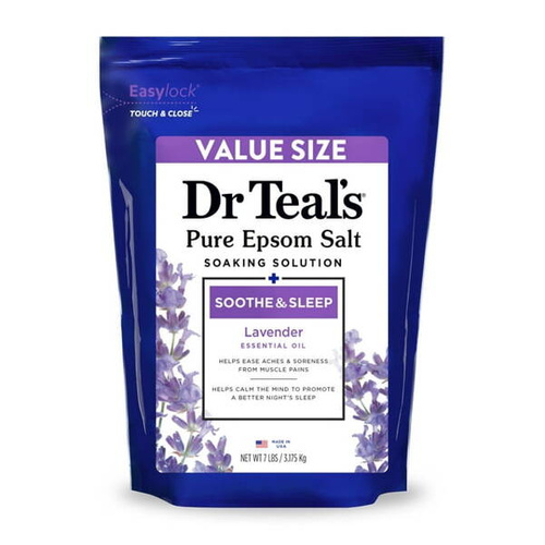 Dr Teal's Pure Epsom Salt Soothe & Sleep 3,175 kg - Sól do kąpieli
