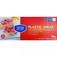 Berkley Jensen Plastic Wrap - Profesjonalna folia spożywcza do przechowywania żywności