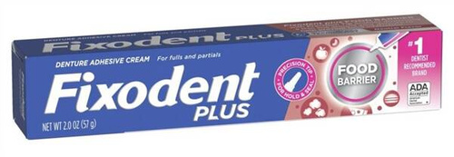 Fixodent Plus Food Barier 57 g - Krem do mocowania protez