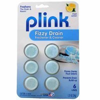 Plink Fizzy Drain Fresh Lemon 6 szt.- Tabletki do czyszczenia i odświeżania rur