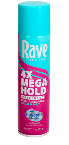 Rave Hair Spray 4X Mega Hold 311 g - Lakier do włosów