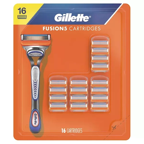 Gillette Fusions 16 szt,  - Zestaw ostrzy do golenia dla mężczyzn