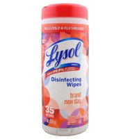 Lysol Disinfecting Wipes Brand New Day 35 szt. - Anyubakteryjne chusteczki dezynfekujące