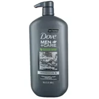 Dove Men+Care Charcoal + Clay 887 ml - Żel do mycia twarzy i ciała dla mężczyzn