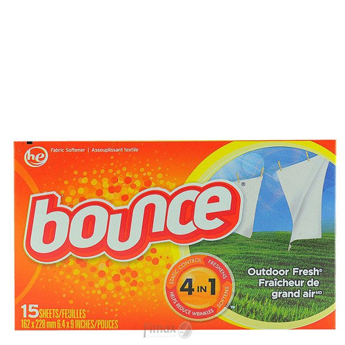 Bounce Outdoor Fresh 15 szt. - Chusteczki do suszarki