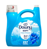 Downy Clean Breeze 4,45 l 257 płukań - Płyn do płukania i zmiękczania tkanin