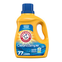 Arm & Hammer Clean & Simple 77 prań - Uniwersalny żel do prania tkanin