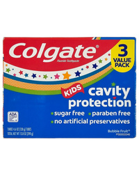 Colgate Kids Cavity Protection 3 x 130 g - Pasta do zębów dla dzieci