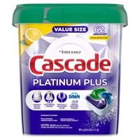 Cascade Platinum Plus Clean Lemon Scent 62 szt. - Kapsułki do zmywarki