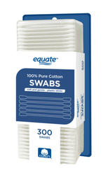 Equate Swabs 300 szt. - Patyczki bawełniane do czyszczenia uszu