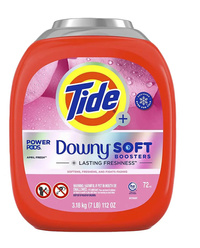 Tide 4in1 Downy April Fresh 72 szt. - Kapsułki do prania tkanin