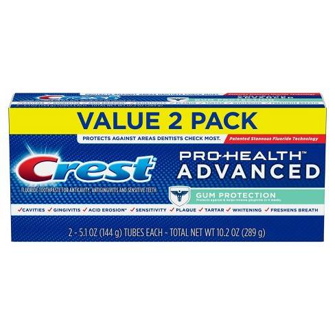 Crest Pro-Health Advanced Gum Protection 2x144 g - Pasta do zębów 