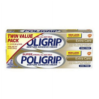 Poligrip Extra Care 2 x 62 g - Krem do mocowania protez