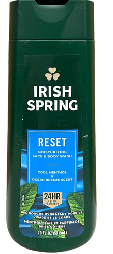 Irish Spring Reset 591 ml - Żel do twarzy i ciała dla mężczyzn