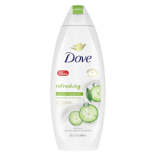 Dove Refreshing Cucumber & Green Tea 650 ml - Żel pod prysznic 