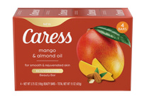 Caress Mango & Almond Oil 4 x 106 g - Mydło w kostce