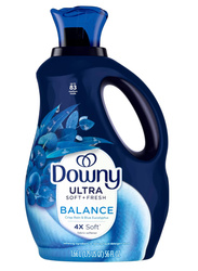 Downy Ultra Soft + Fresh Balance Crisp Rain & Blue Eucalyptus 1,66 l 83 płukania - Płyn do płukania tkanin