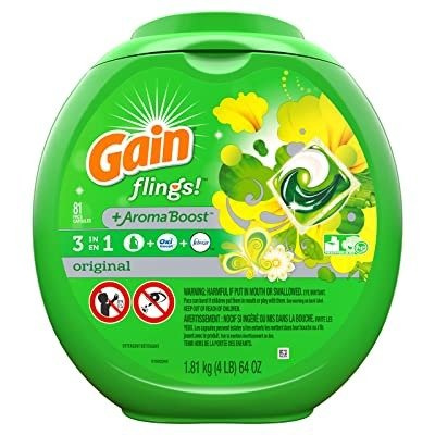 Gain Flings Original 3 in 1 81 szt. - Kapsułki żelowe do prania