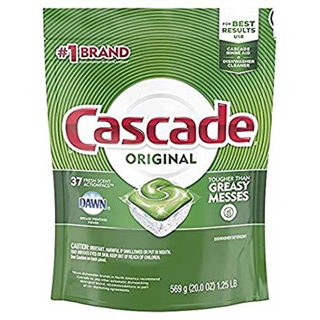 Cascade Original Fresh Scent 37 szt. - Kapsułki do zmywarek 